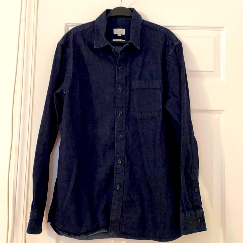 Club Monaco denim button down shirt